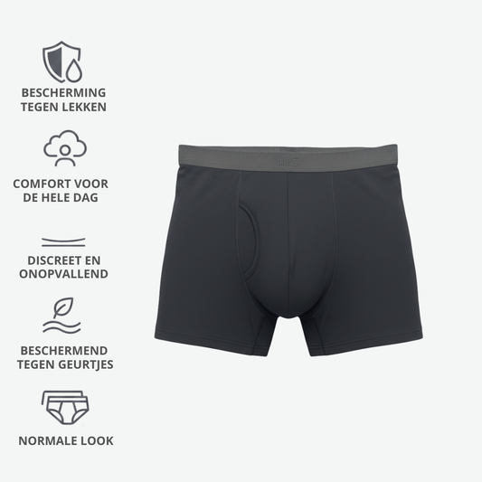 Ultra-absorberende incontinentie Boxershorts voor heren